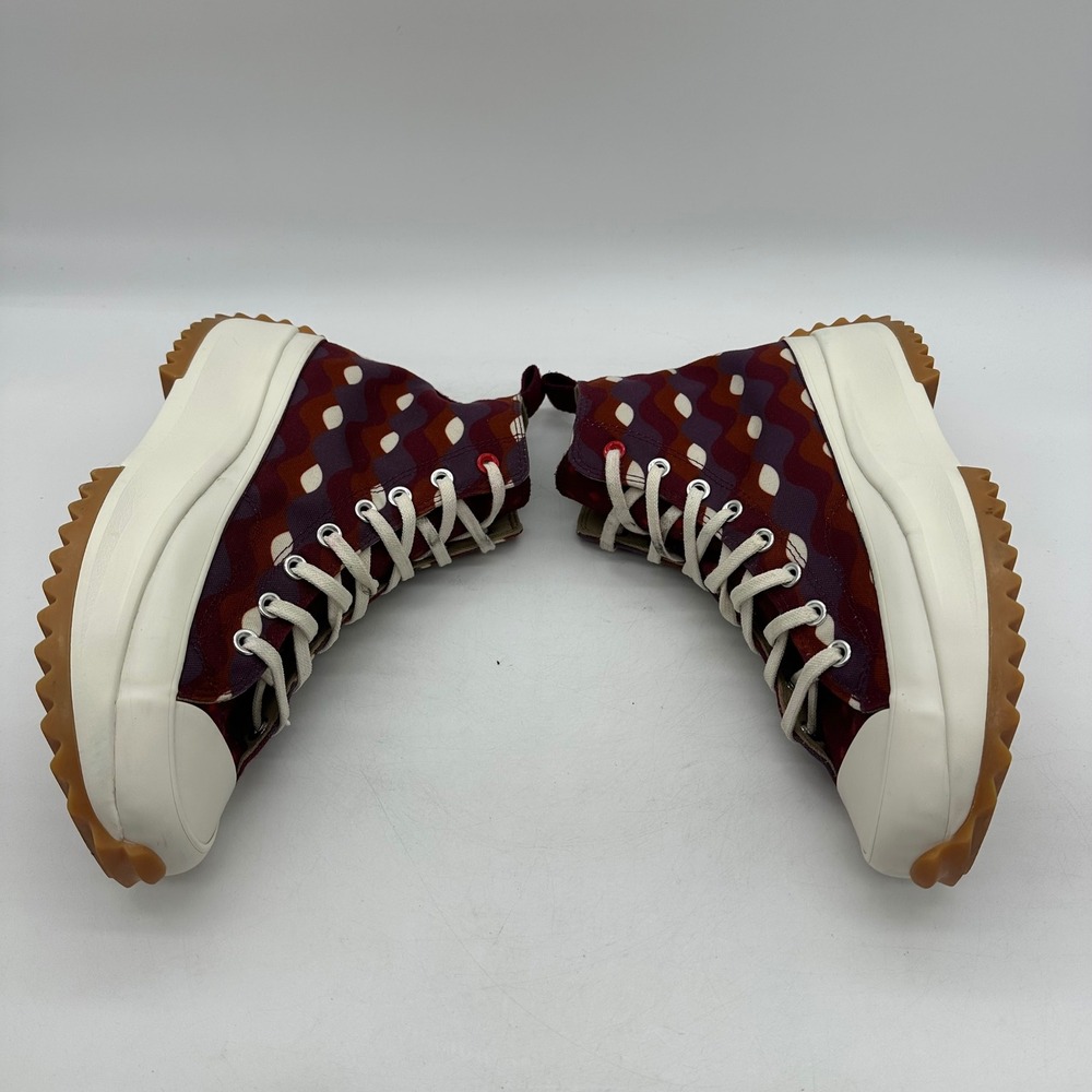 Converse A04302C Mens 10.5 Womens 12‎ Run Star Hike Beetroot Platform Sneakers - Picture 9 of 10